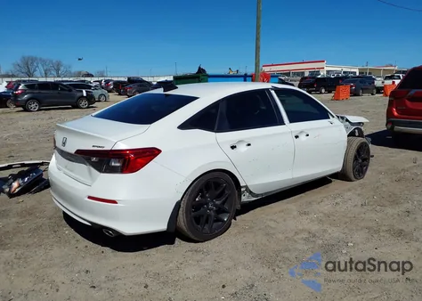 2023 Honda Civic Sport из США, поврежденный, VIN 2HGFE2F51PH513811